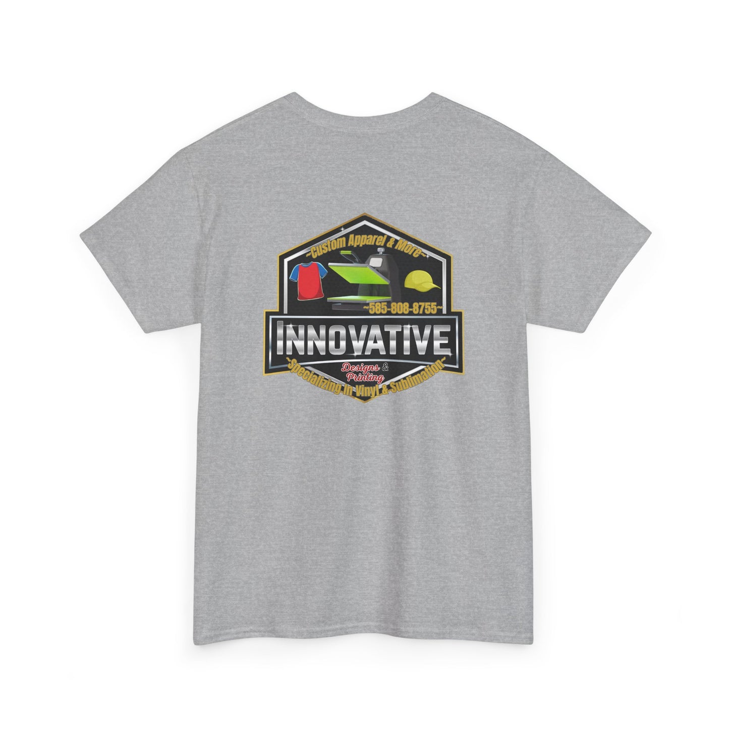 Innovative Designs & Printing Logo T-Shirt - Adult Unisex Heavy Cotton