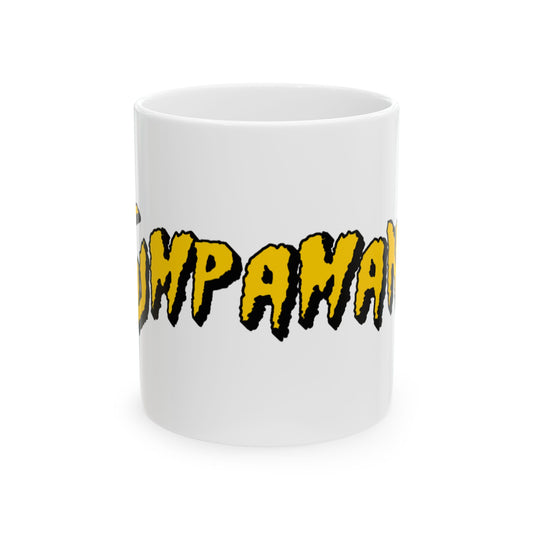 Trumpamania - Yellow/Black Lettering - Ceramic Coffee Mug, (11oz, 15oz)