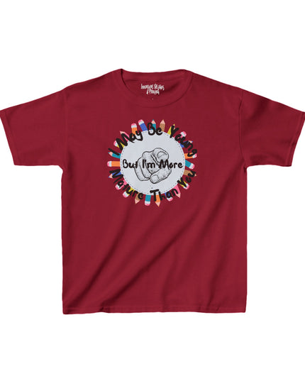 I May Be Young But I'm More Mature Than You - Kids Heavy Cotton T-Shirt