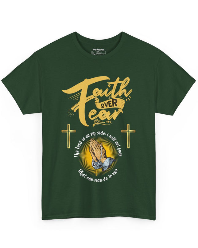 Faith Over Fear - Unisex Heavy Cotton T-Shirt