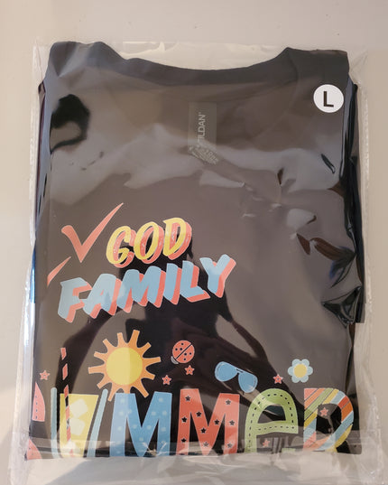 Summer Time - God/Family/Friends/Beach - Unisex Heavy Cotton T-Shirt