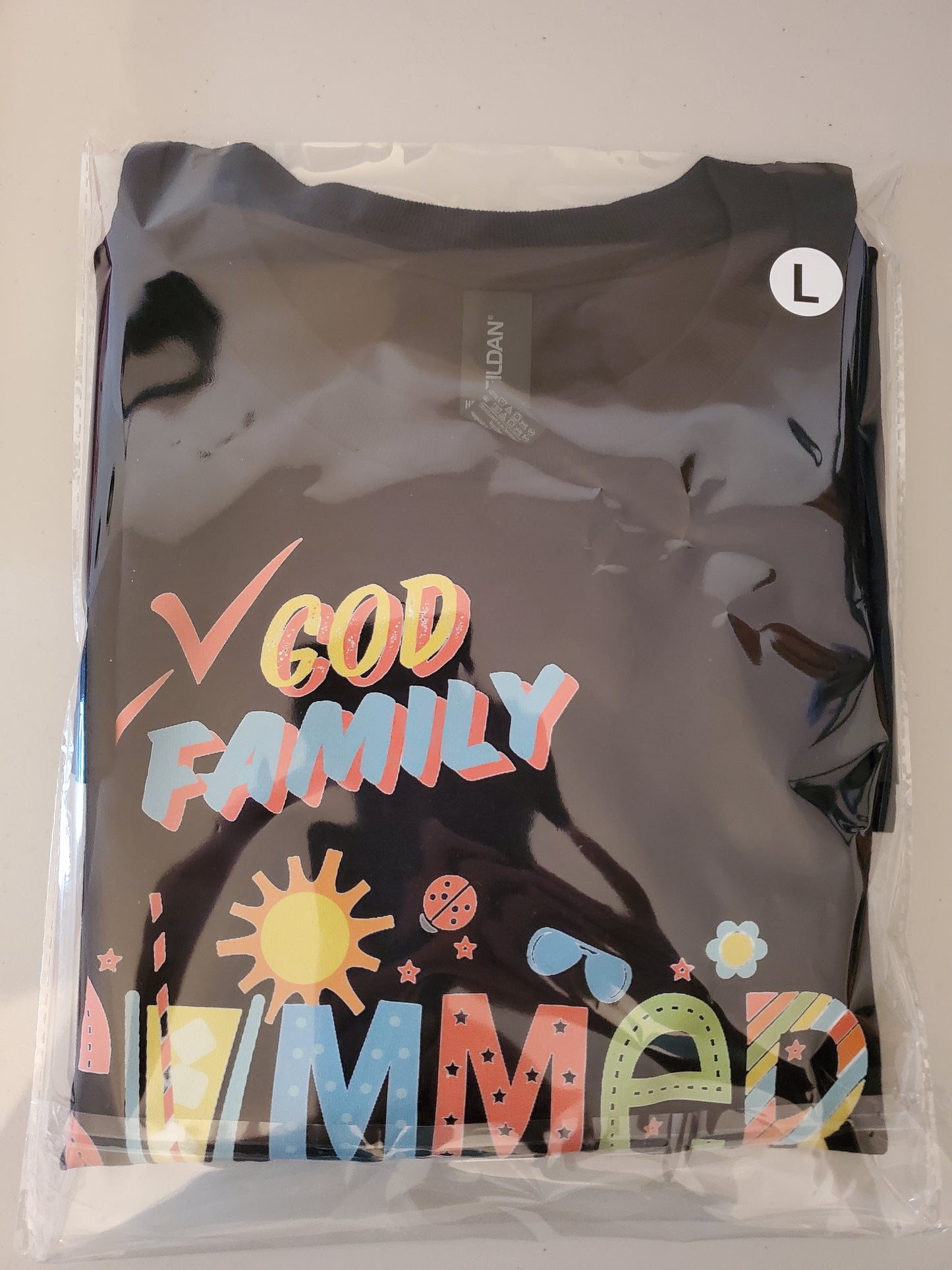 Summer Time - God/Family/Friends/Beach - Unisex Heavy Cotton T-Shirt