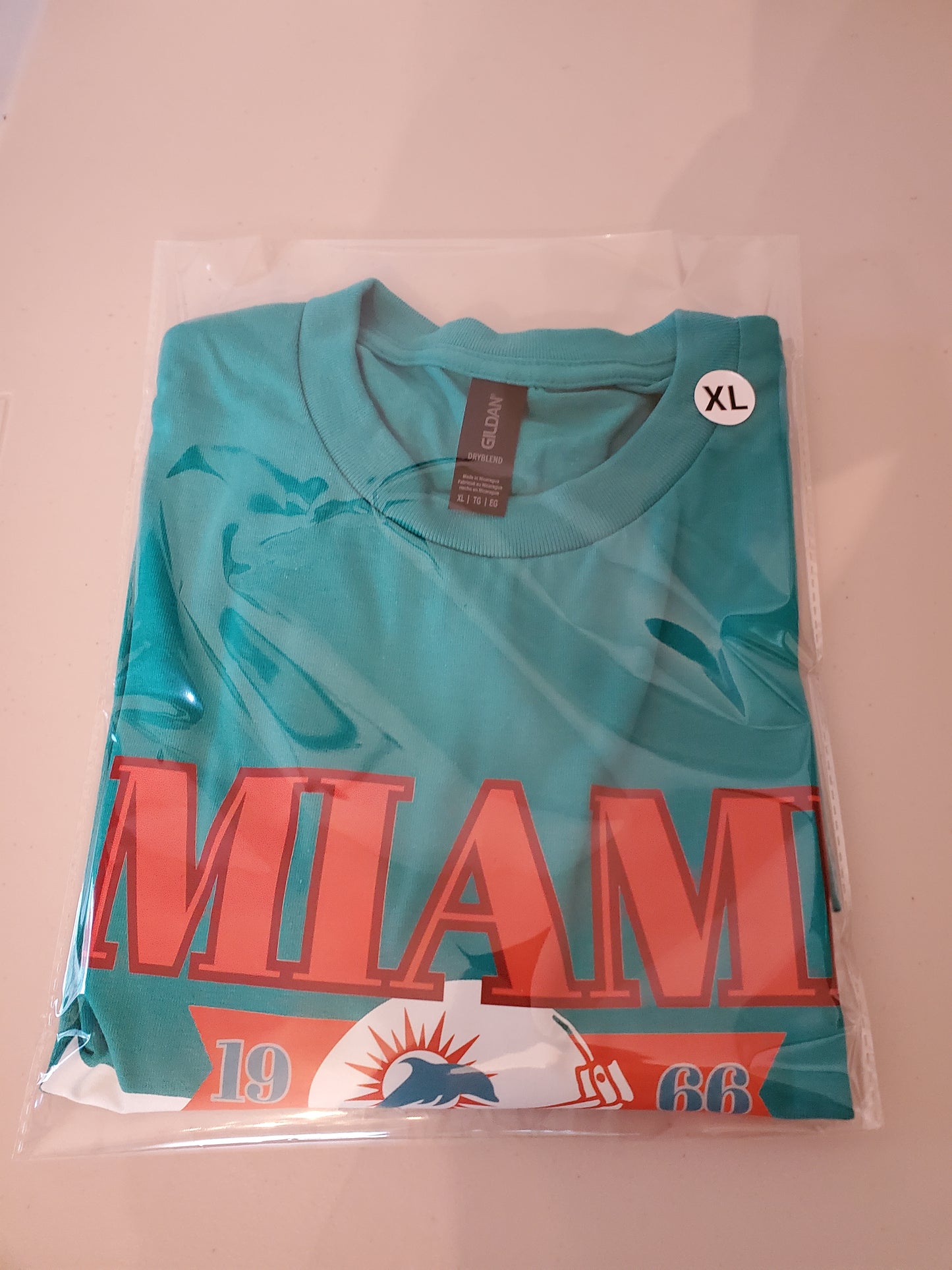 Custom Miami Dolphins - Est. 1966 - Gildan Unisex 50/50 T-Shirt