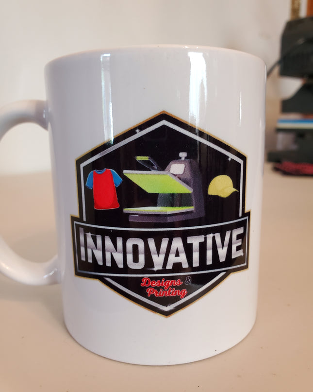 Innovative Designs & Printing - Logo - White Coffee Mug - 11oz.