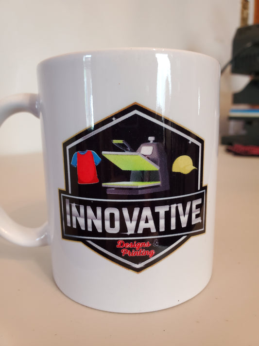 Innovative Designs & Printing - Logo - White Coffee Mug - 11oz.