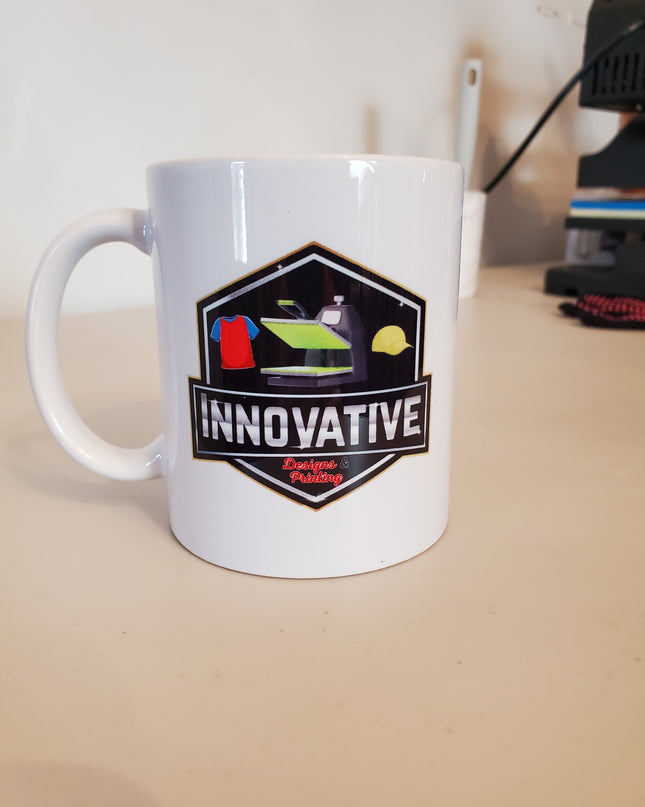 Innovative Designs & Printing - Logo - White Coffee Mug - 11oz.