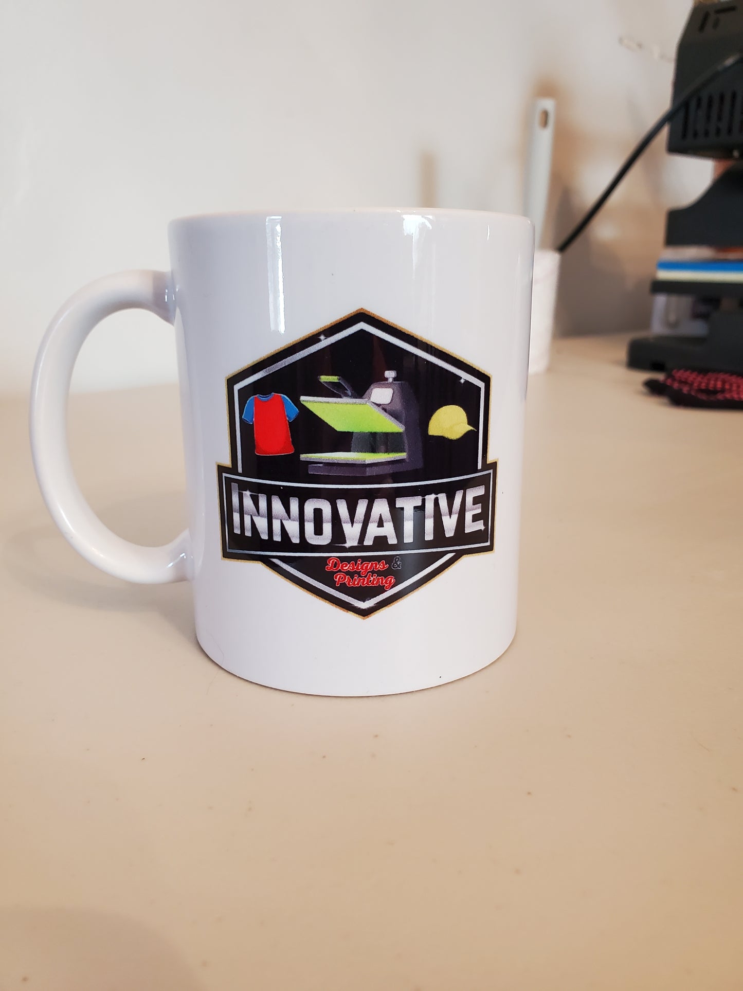 Innovative Designs & Printing - Logo - White Coffee Mug - 11oz.