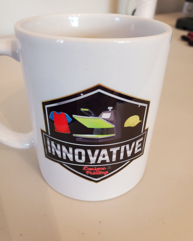 Innovative Designs & Printing - Logo - White Coffee Mug - 11oz.