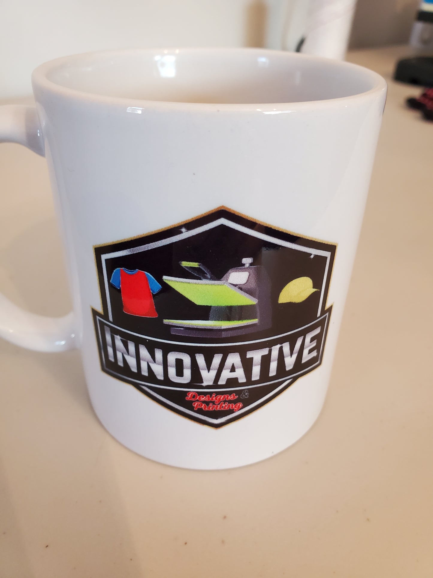 Innovative Designs & Printing - Logo - White Coffee Mug - 11oz.