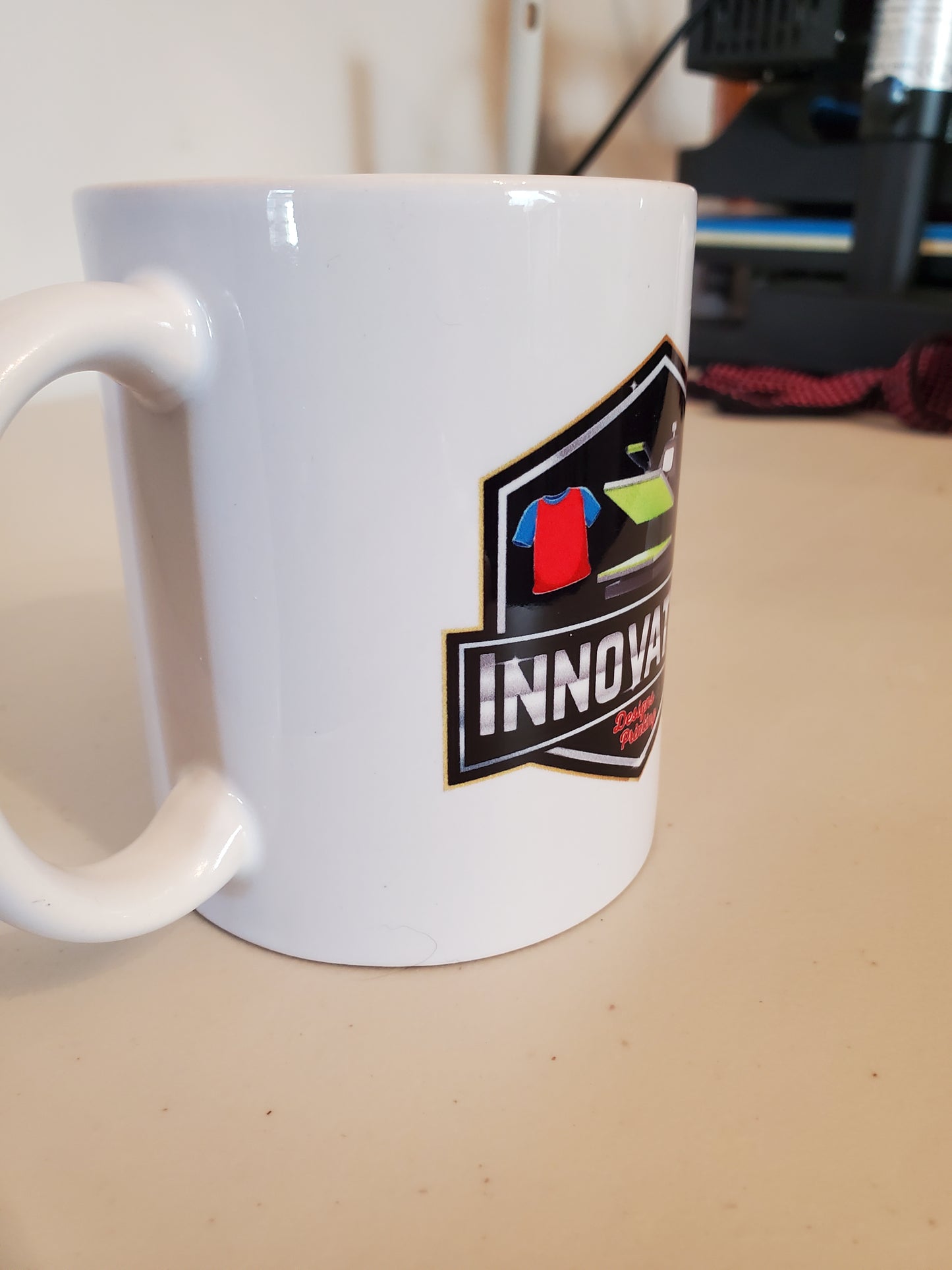 Innovative Designs & Printing - Logo - White Coffee Mug - 11oz.