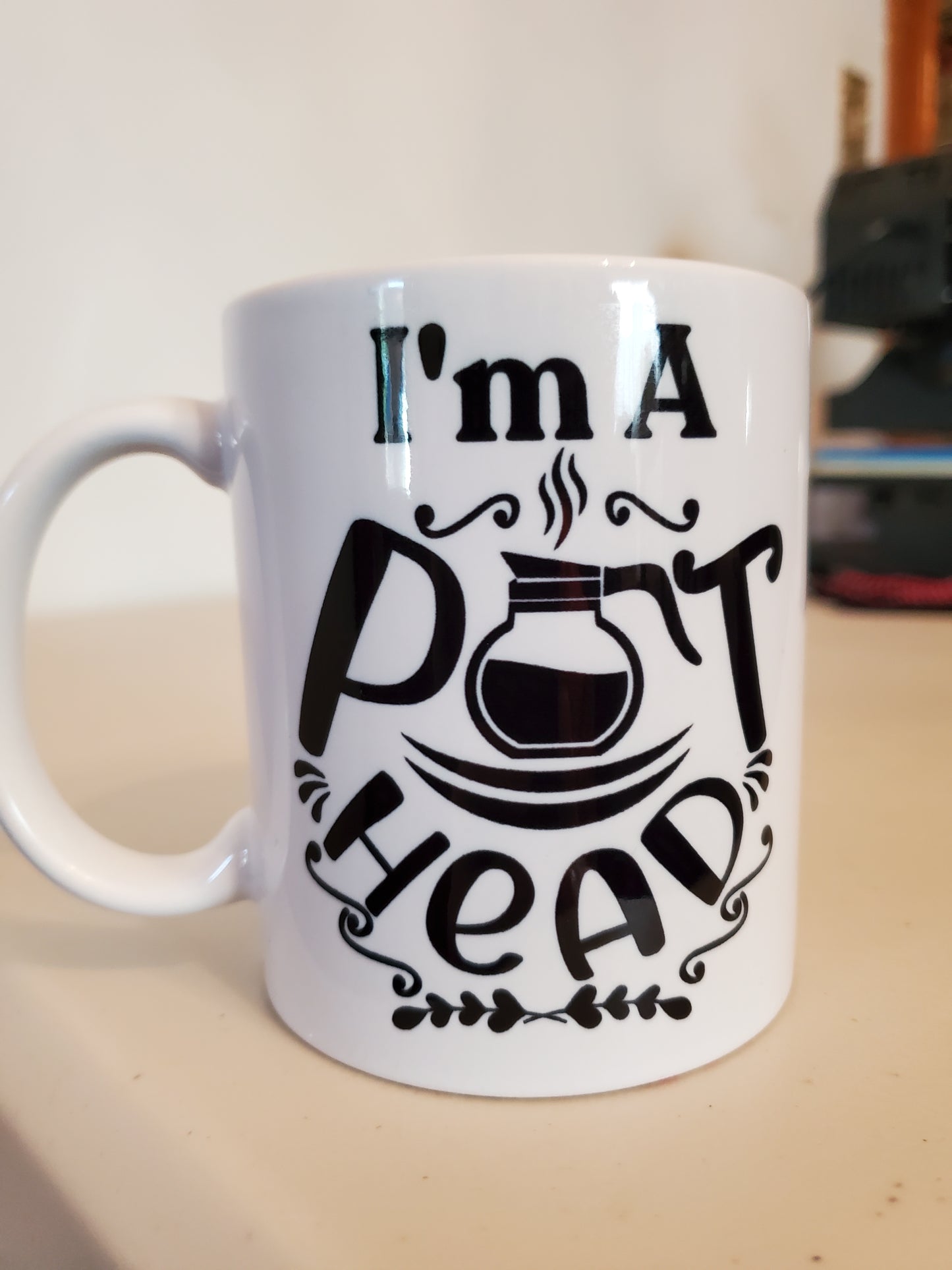 I'm A Pot Head - White Coffee Mug - 11oz.