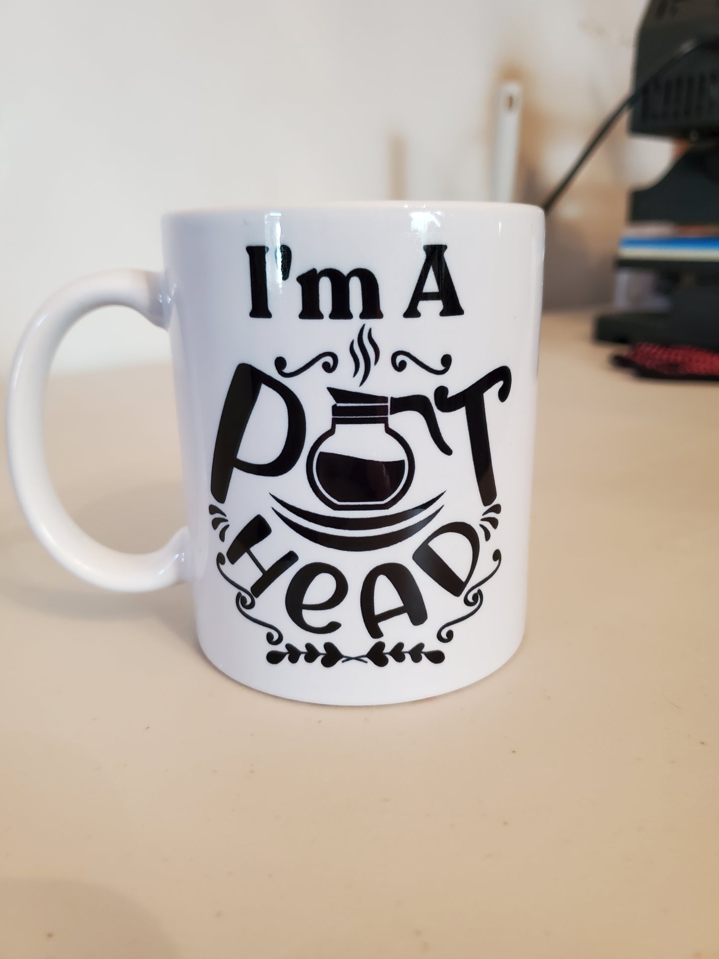 I'm A Pot Head - White Coffee Mug - 11oz.