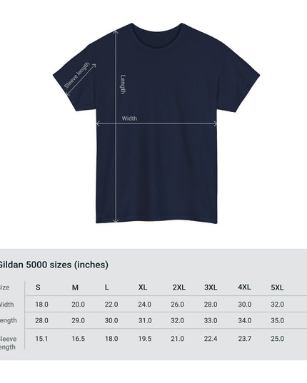 Navy Style Football Season - Gildan Adult Unisex Heavy Cotton T-Shirt