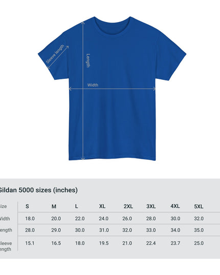 Red & Blue Style Football Season - Gildan Adult Unisex Heavy Cotton T-Shirt