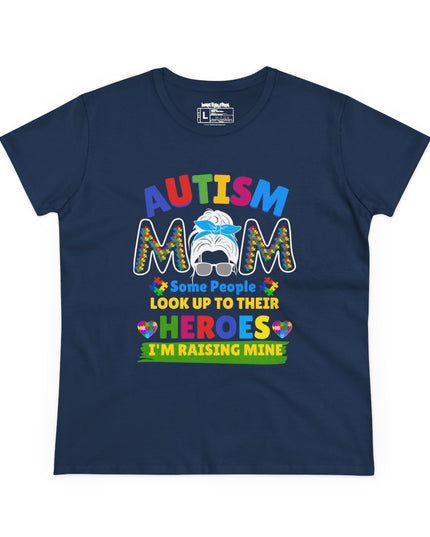 Autism Mom – Women’s Gildan 500L 100% Cotton T-Shirt
