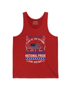 Bella + Canvas Unisex Jersey Tank Top / Red / XS