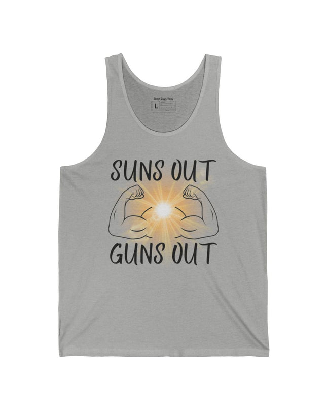 Sun’s Out, Guns Out - Men's Bella+Canvas Jersey Tank Top