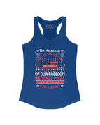 Women's Next Level Ideal Racerback Tank Top / Royal Blue / XS