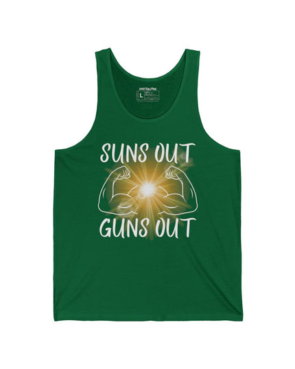 Sun’s Out, Guns Out - Men's Bella+Canvas Jersey Tank Top