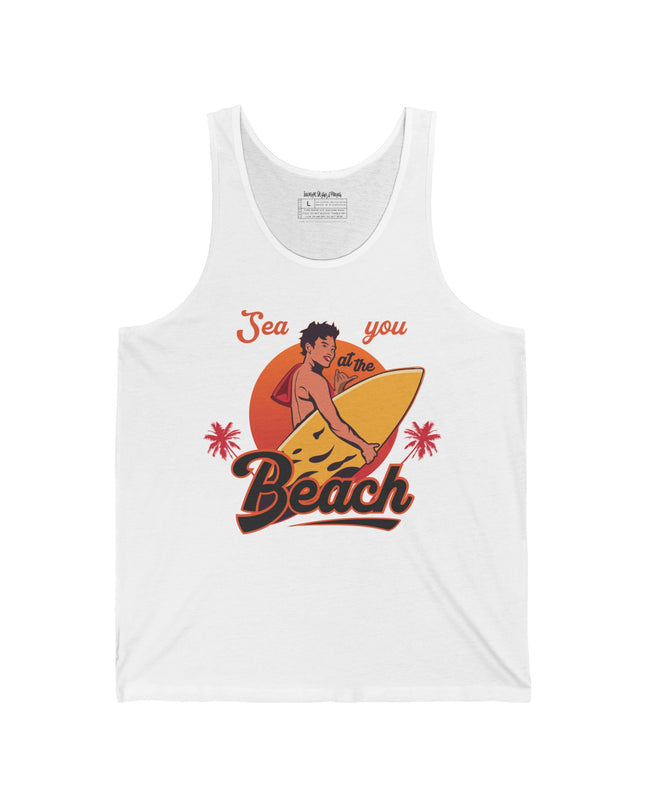 Sea You at the Beach – Bella+Canvas Men’s Jersey Tank Top