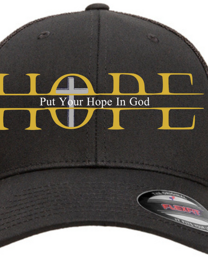 Put Your HOPE In God - Adult Flexfit Unisex Cool & Dry Sports Hat (Polyester)