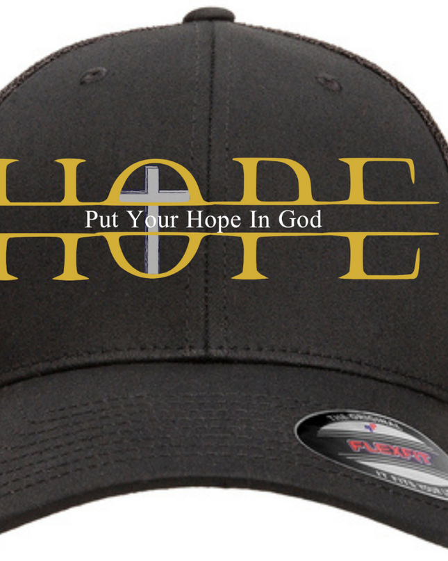Put Your HOPE In God - Adult Flexfit Unisex Cool & Dry Sports Hat (Polyester)