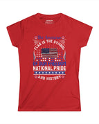 Women's Gildan Softstyle T-Shirt / Red / S