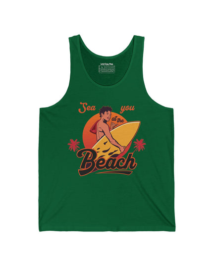 Sea You at the Beach – Bella+Canvas Men’s Jersey Tank Top