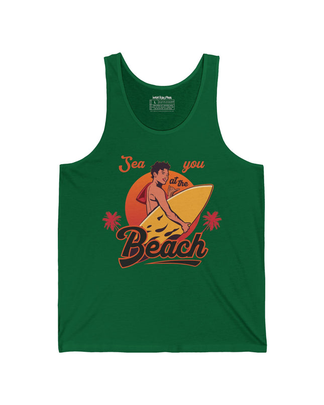 Sea You at the Beach – Bella+Canvas Men’s Jersey Tank Top