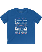 Youth Gildan Softstyle T-Shirt / Royal Blue / XS