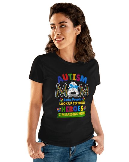 Autism Mom – Women’s Gildan 500L 100% Cotton T-Shirt