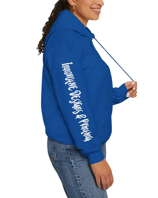 I Wear Blue In March - Colon Cancer Awareness - Unisex Heavy Blend Hoodie