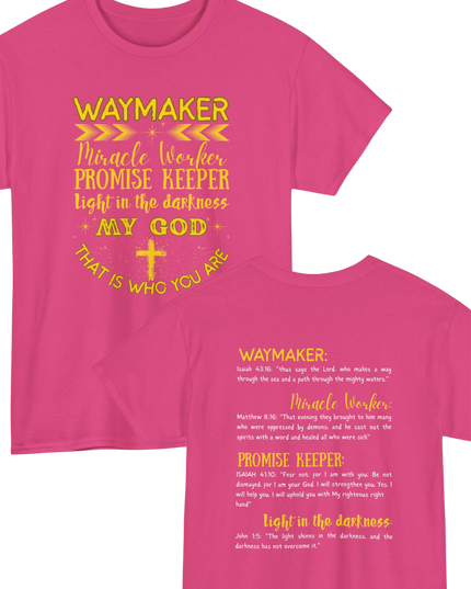 Waymaker – Adult Unisex Heavy Cotton T-Shirt