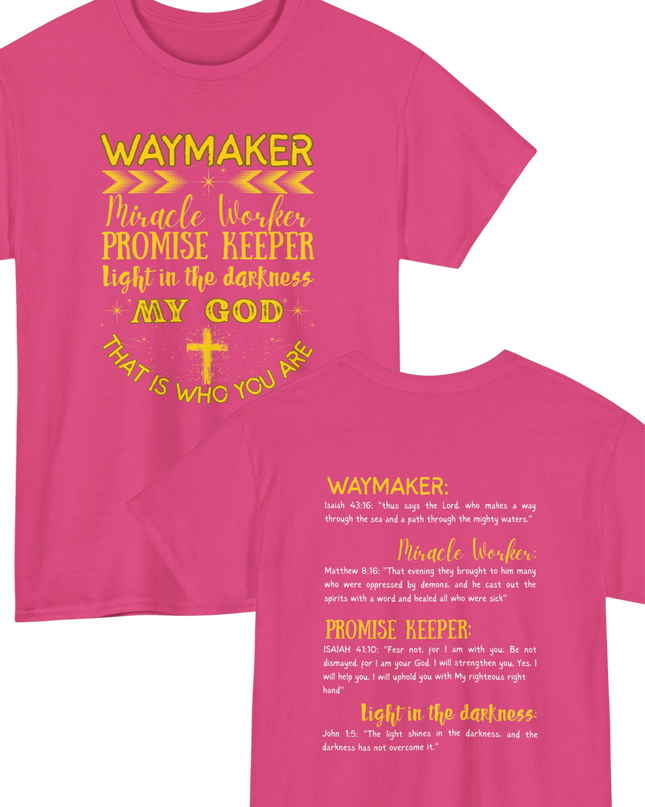 Waymaker – Adult Unisex Heavy Cotton T-Shirt