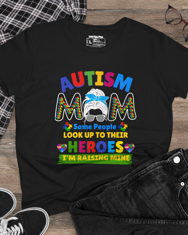 Autism Mom – Women’s Gildan 500L 100% Cotton T-Shirt