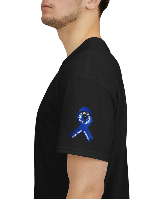 I Wear Blue In March - Colon Cancer Awareness - Adult Unisex T-Shirt