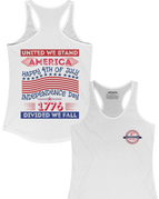 Women's Next Level Ideal Racerback Tank Top / White / XS