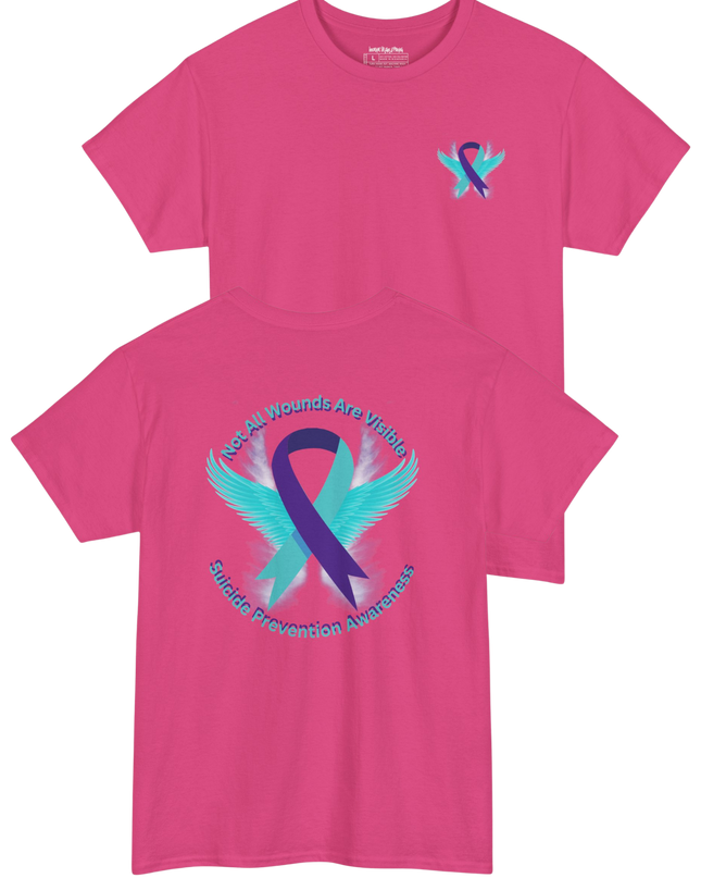 Not All Wounds Are Visible – Suicide Prevention Awareness T-Shirt