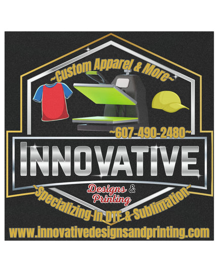 Innovative Designs & Printing Logo Car Magnet 5"x5"