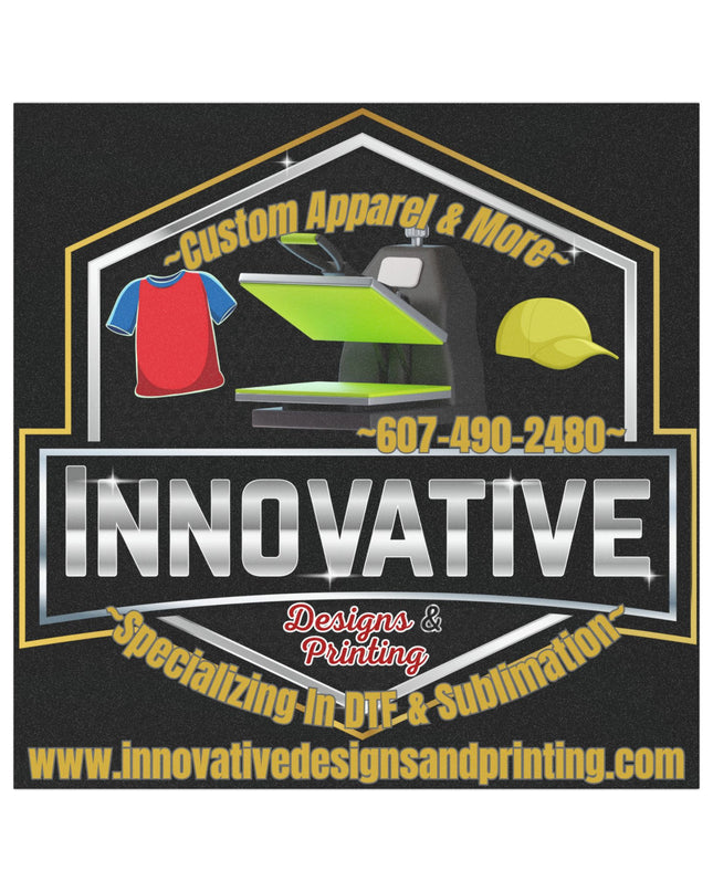 Innovative Designs & Printing Logo Car Magnet 5"x5"