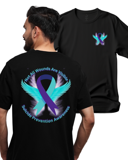 Not All Wounds Are Visible – Suicide Prevention Awareness T-Shirt