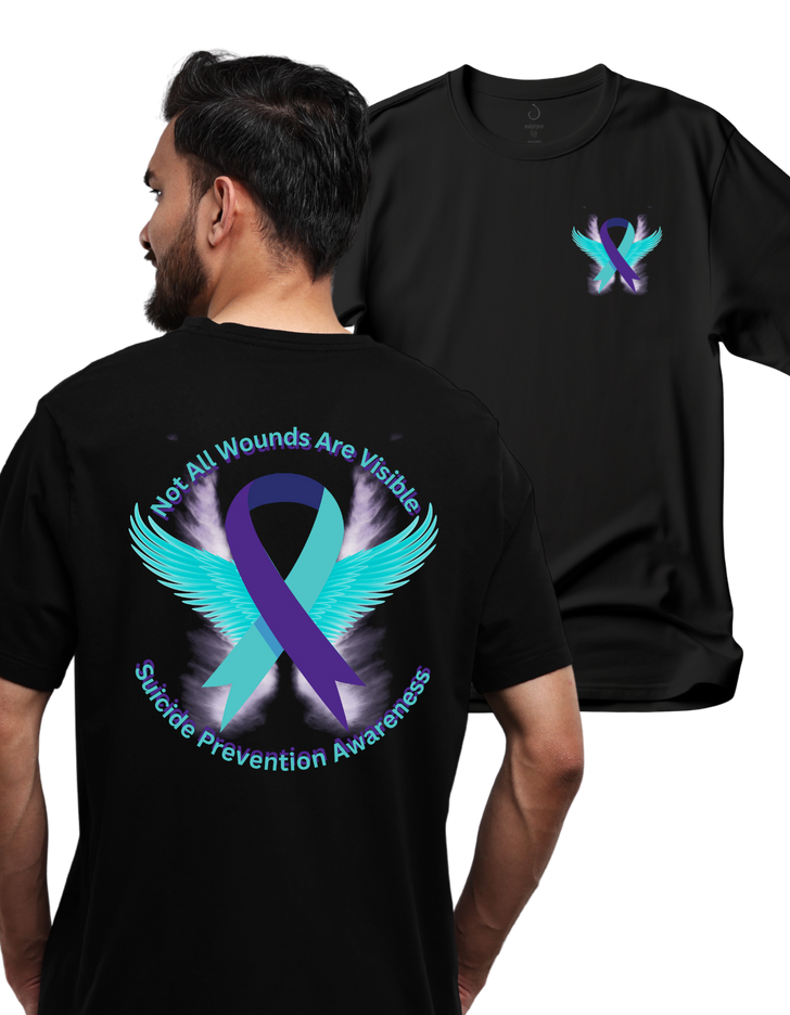 Not All Wounds Are Visible – Suicide Prevention Awareness T-Shirt