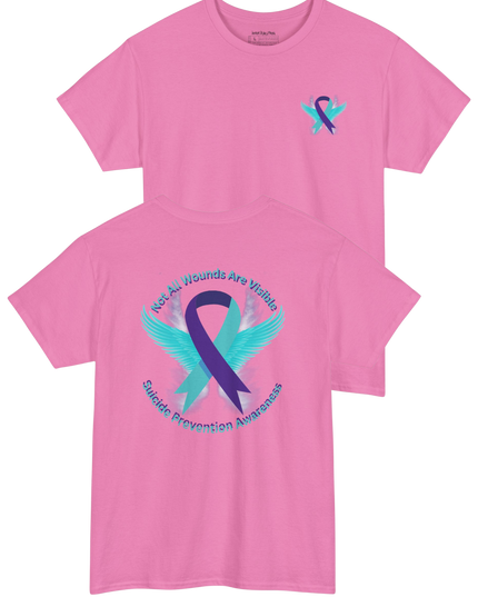 Not All Wounds Are Visible – Suicide Prevention Awareness T-Shirt