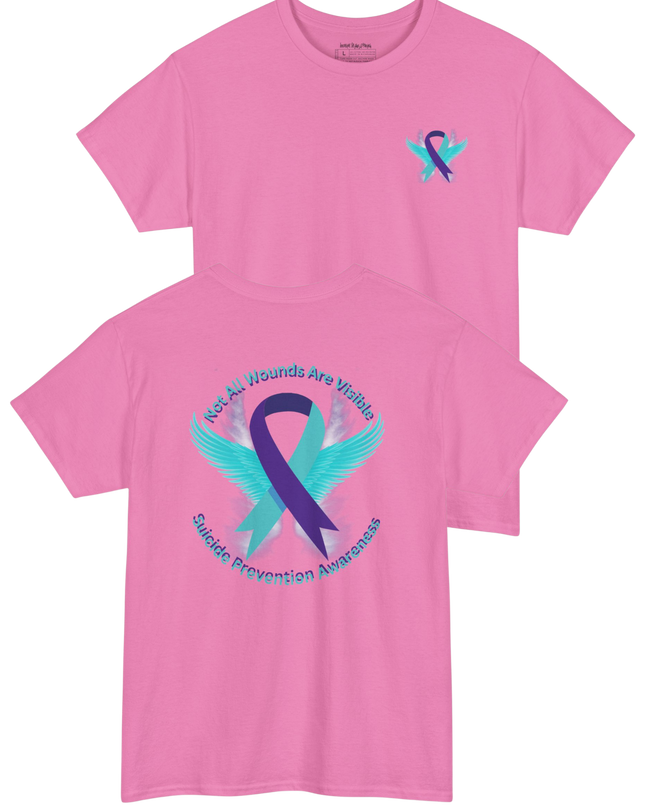 Not All Wounds Are Visible – Suicide Prevention Awareness T-Shirt