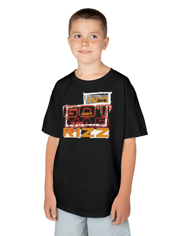 Youth Slang - "Ive Got Mad Rizz" - Gildan Youth Heavy Cotton T-Shirt