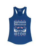 Women's Next Level Ideal Racerback Tank Top / Royal Blue / XS