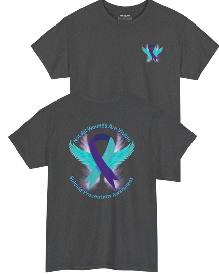 Not All Wounds Are Visible – Suicide Prevention Awareness T-Shirt