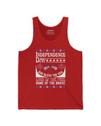 Bella + Canvas Unisex Jersey Tank Top / Red / XS