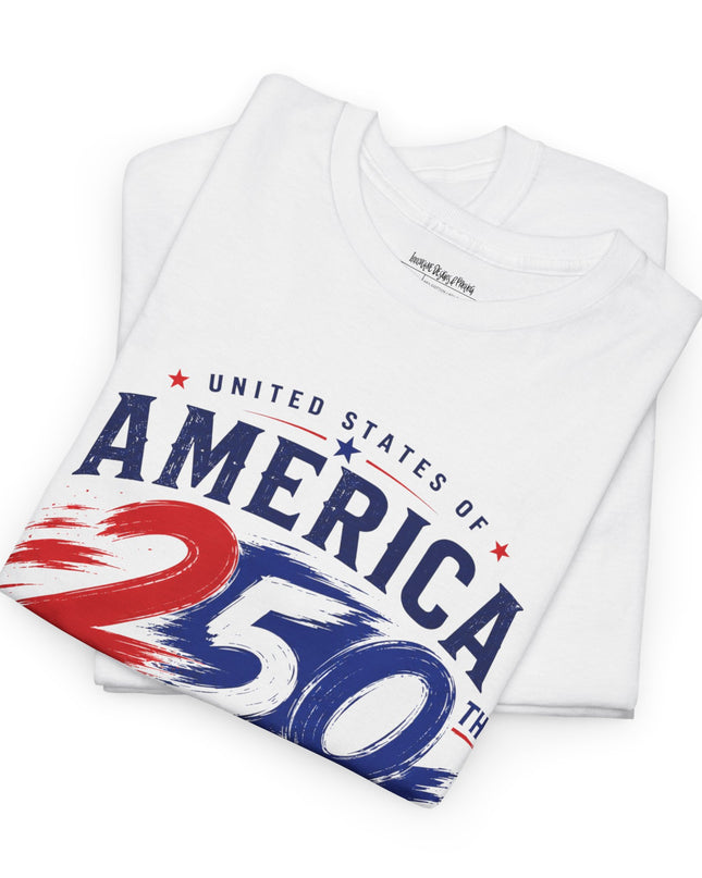 America 250th Anniversary - Independence Day – Patriotic Unisex Heavy Cotton T-Shirt