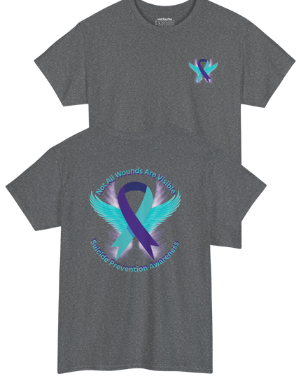 Not All Wounds Are Visible – Suicide Prevention Awareness T-Shirt